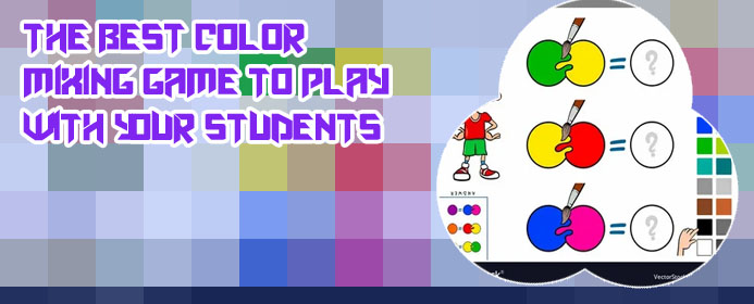Color mixing game