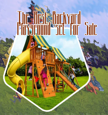 Outdoor playground set