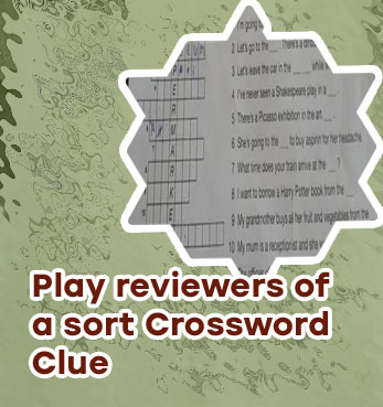 Type of play crossword clue
