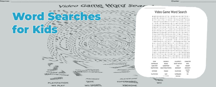 Word search games printable